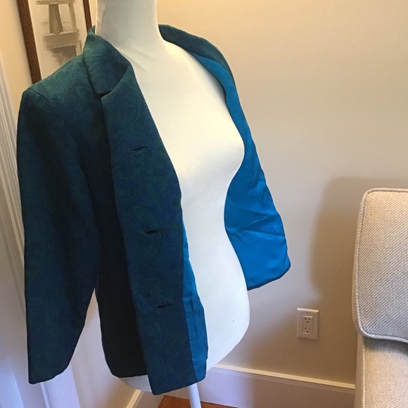 One of a kind, hand constructed jacket. Size 6ish - Picture 7 of 8